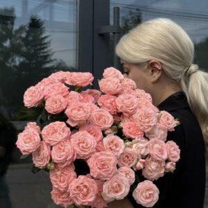 Кустовая пионовидная роза Madam Bombastic